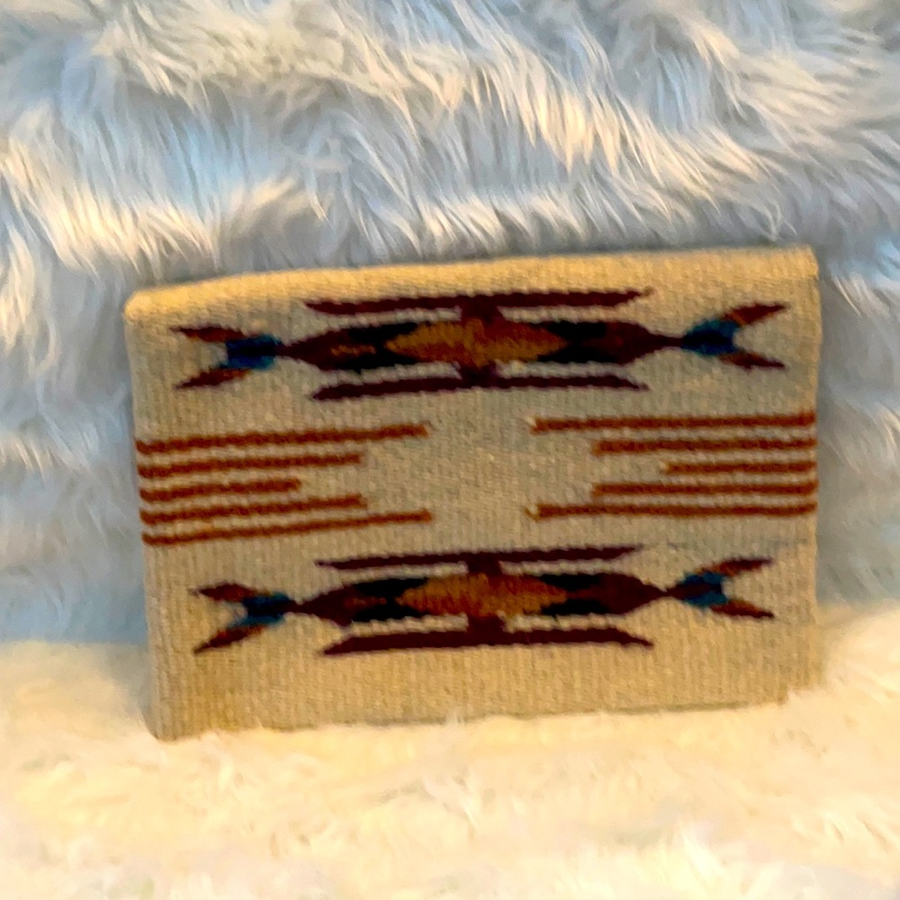 Hand crafted Pendleton Wool clutch